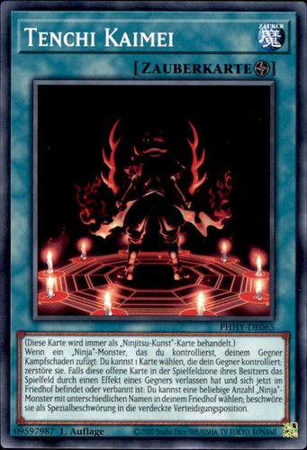Yugioh phhy de065 tenchi - yugioh,