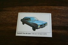 Original Aufkleber Vauxhall Viva de Luxe HC aus den 1970er Jahren