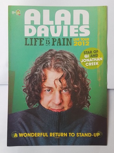 Alan davies tour - tour, flyer