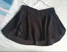 Schwarzer Skort Rock Sportrock