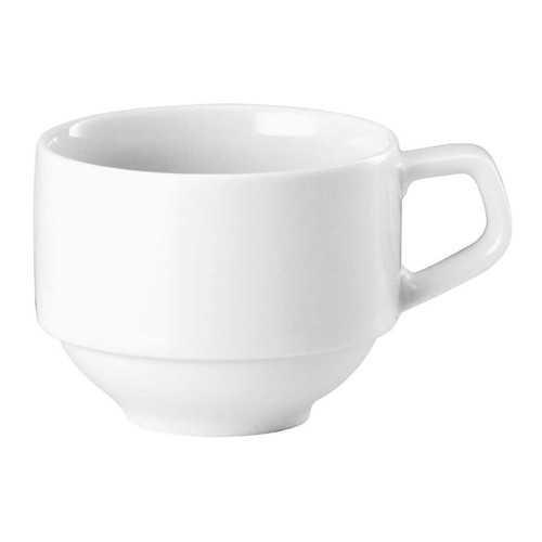 Weiße kaffeetassen set - set, 6