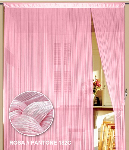 Fadenvorhang rosa x 240 - x,