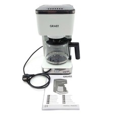 GRAEF Filterkaffeemaschine FK401EU Glaskanne 10 MAX 15 weiß Filter Kaffeezuberei