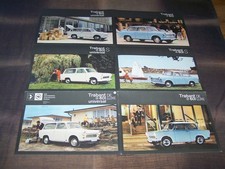 TOPRARITÄT Herrlicher Prestige Prospekt Trabant 601 Programm von 1966 !!!