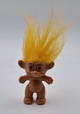 Troll Figur 7,5 cm Haare Grün Vintage Doll Figur Kobold