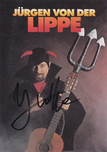 Autogramm jürgen von der - von,