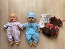 2 x 30 cm Baby Puppen Mädchen & Junge