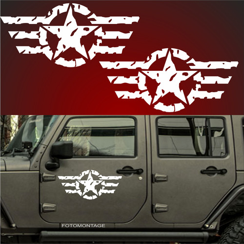 Army aufkleber 57cm - us,