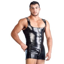 Herren overall lederimitat - overall,