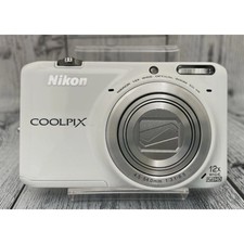Nikon Coolpix S6500 Rot 16MP 12X Zoom Digitalkamera Komplett Schwarz/Rot/Weiß