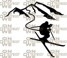 Aufkleber "Ski 4" groß