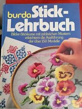 BURDA Stick-Lehrbuch Bilder Handarbeit  Anleitung Muster Modell sticken ANNA Top