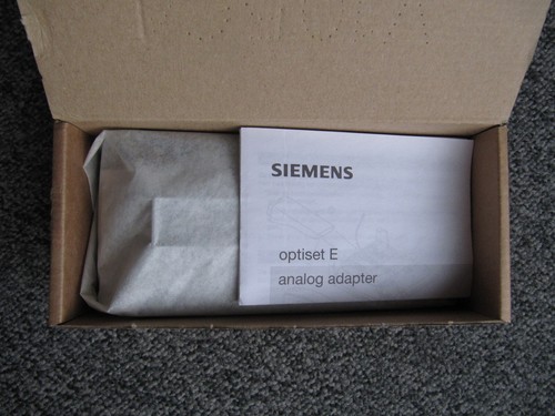 Neu siemens optiset - e, analog