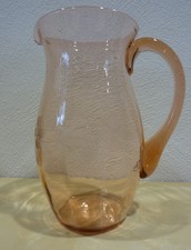 Antike Rosalin Glaskaraffe 