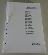 Parts Catalog / Ersatzteilliste Volvo Penta Marine Diesel Engines D6 06/2015
