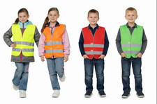 Warnweste kinder leuchtweste - kinder,