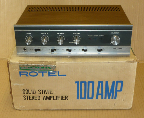 Rotel 100amp stereo - rotel,