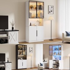 Vitrinenschrank mit Glastür