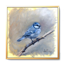 Original Ölgemälde blauer