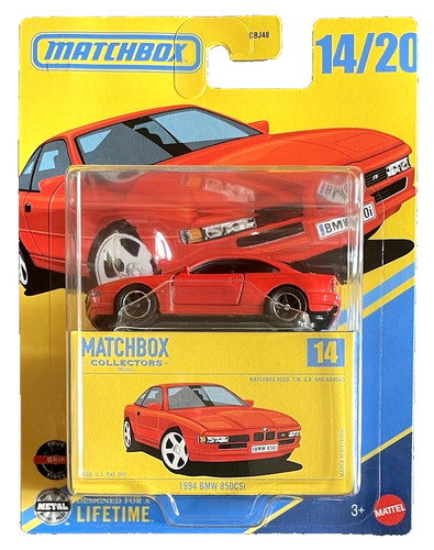 Matchbox 1994 bmw 850csi - bmw, m8