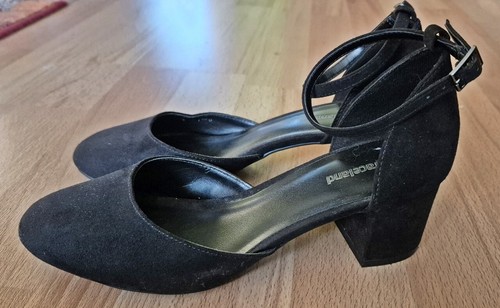 Schwarze samt pumps graceland - schwarze,