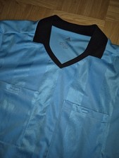 Wie NEU blau Langarm ADIDAS Schiedsrichtertrikot S Shirt Schiedsrichter 18