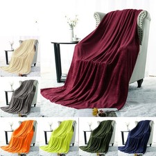 Fleecedecke Flanell Bezug Plüsch Sofa Mikrofaser Bett