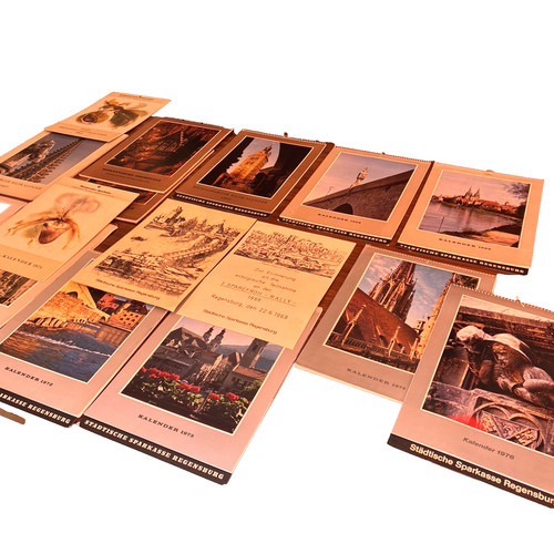 14x vintage kalender spark - vintage,