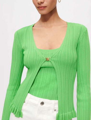 Maje women green knitted - maje,