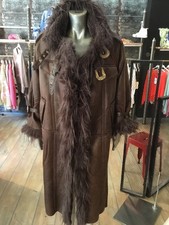 Kunstledermantel Mantel