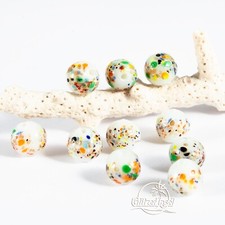 10x Glasperlen Murano Lampwork