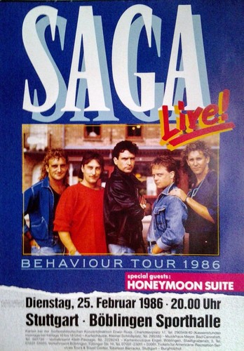 Saga behaviour tour - behaviour, (1986)