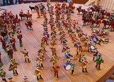 Zinnsoldaten Zinnfiguren Konvolut große Sammlung Reiter Infanterie uvm.