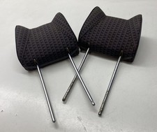 Mercedes C123 W123 Coupe 1. Serie Kopfstützen Nackenstütze Schwarz Rhombe Flach