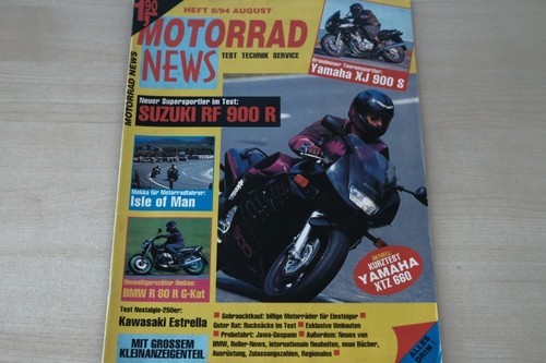 Motorrad news 1994 - news, 08/1994