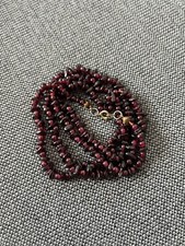 Edelsteinkette aus Granat rot Schmuck Halskette Kette Edelstein