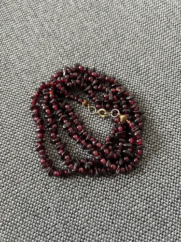 Edelsteinkette aus granat - edelsteinkette,
