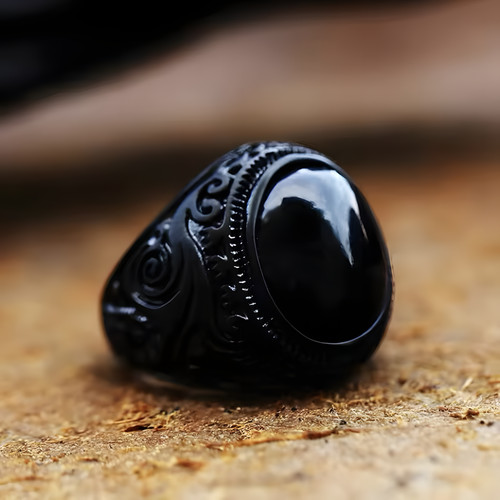 Edelstein ring aus - aus, edelstahl