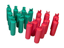 Pack 20 1:25 Maßstab Grün & Rot Sauerstoff & Acetylen Groß Gas Flaschen