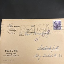 DDR Brief EF #435 Verschobener