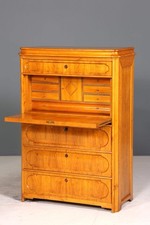 Edler Biedermeier Sekretär Louis Philippe Vertiko Antik Kommode Schreibtisch