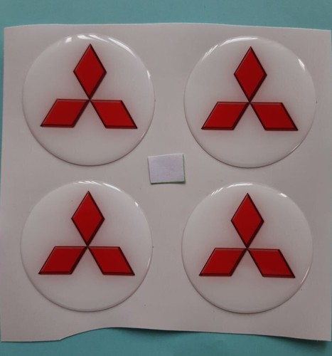 4st aufkleber mitsubishi logo - aufkleber,
