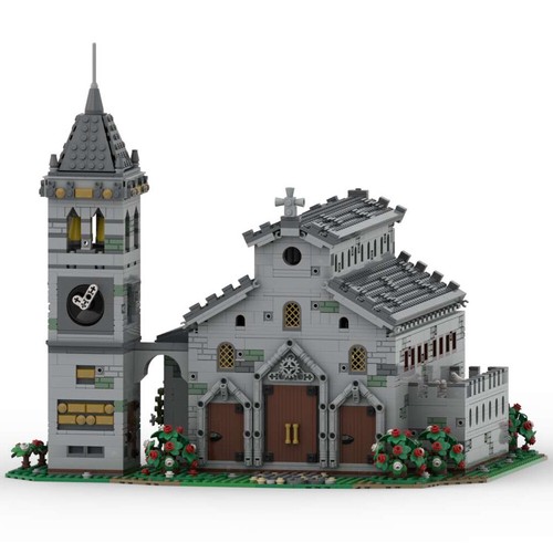 Medieval cathedral model - model, with