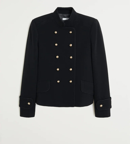 Mango jacke military style - military,