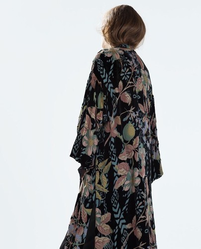 Zara samt kimono - samt,