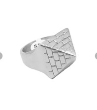 Vergoldeter Pyramiden Ring