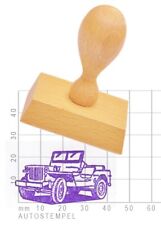 Willys MB Jeep als Stempel -