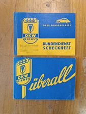 Prospekt DKW Kundendienst Scheckheft überall 1954 Brochüre Zeitschrift 4