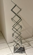 Prospektständer DIN A4, Faltbar, Transparent, Bodenprospektständer