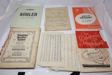 Konvolut alte Noten und
